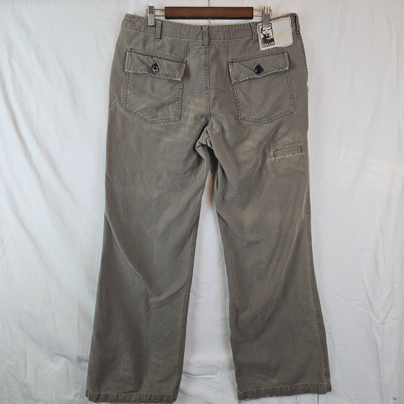 Army Green Cargo Pants from Colur by Rolland Berry line, size 36 - Picture 2 of 6